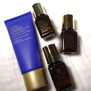 NEW Estee Lauder Advanced Night Micro Cleansing Foam & (3) Advanced Night Repair